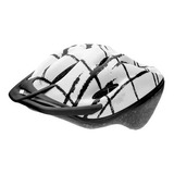 Capacete Bike Ciclismo Br/pt Adulto C Regulagem Ciclista Ptk Cor Branco/preto Tamanho Único