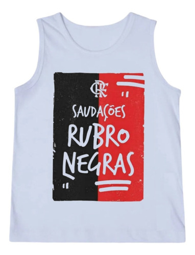 Camisa Flamengo Regata Saudações Rubro Negras Masculina