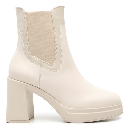 Botin Para Dama Color Blanco Flexi 