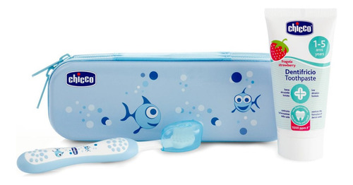 Set Higiene Oral Cepillo + Pasta Dental + Cartuchera Chicco