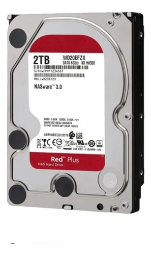 Disco Duro, Western Digital, Red Plus, Nas, 2tb, Wd20efzx