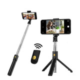 Tripe Pau De Selfie 360° Com Controle Via Bluetooth Promoção