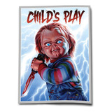 Pôster Chucky O Brinquedo Assassino Só O Papel 84x60cm A