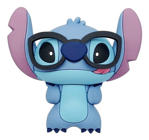 Disney Stitch  Imán Con Figura De Gafas Figura Magnético 