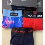 Promo Pack X 3 Boxer Bakhou Algodon Y Lycra Talle M Oferta Dia Del Padre Venta Por Mayor Al Publico Lenceria En Once 