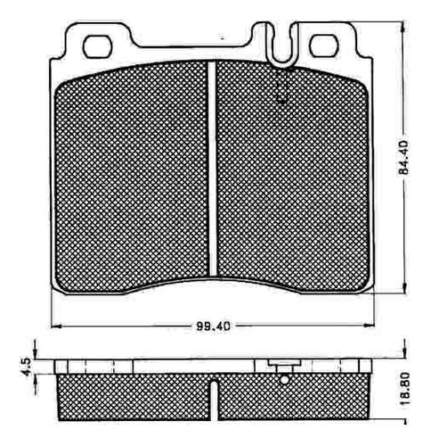 Pastillas Freno Para Mercedes Benz Clase S 280-300-400-500-6 Foto 2