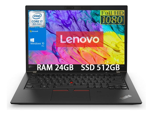 Lenovo Thinkpad T480s Core I7 8va Gen 24g Ram 512g Ssd Nvme