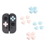 Set De Fundas Nintendo Switch Rosado Azul Geekshare Boton