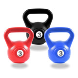 Pesa Rusa 3k Kettlebell Pvc Rellena Mancuernas Pesas P