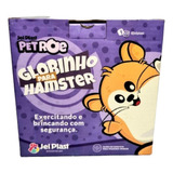 Globo Acrílico Brinquedo Exercício Hamster Suporte 