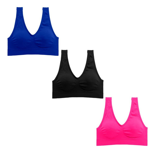 Top Seamless Con Almohadillas Removibles 3 Pack Carnival