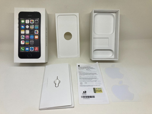 Caixa Apple iPhone 5s - 16 Gb - Preto E Branco