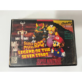 Caixa Locadora Mario Rpg Original Super Nintendo Snes