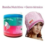 Bomba Nutritiva - Btx- Crema Masaje 650ml + Gorro Térmico 