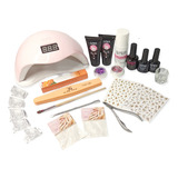 Kit Para Uñas Polygel + Lámpara 48watts