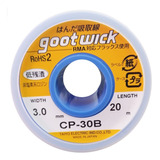 Malla Para Desoldar Gootwick 3.0mm X 20m Cp-30b Reballing