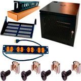 Gabinete Rack 7 Ru Fondo 51 + Accesorios