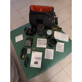 Nikon D3300 C/lentes 15-55 Y 70-300, Transm. Wifi Y Estuche 