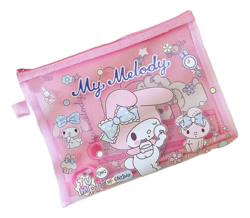 Estuche Papelería Kuromi Cinna Melody Purin Set 7 Piezas