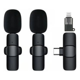 2pcs Lavalier Microfonos Inalambricos Para Type-c Y iPhone