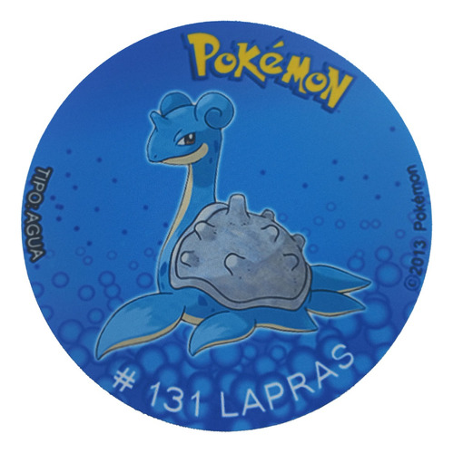 Mousepad De Tazo Pokemon De Modelo #131 Lapras