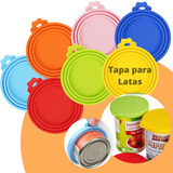 3 Tapas Silicon Para Latas Reutilizable Comida/ Mascotas 3pz