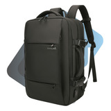 Mochila Bolsa Executiva P/ Viagem Expansível Entre 27-40l Preto