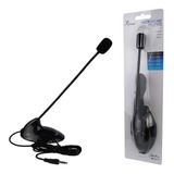 Microfone Multimidia De Mesa Pedestal Knup Kp 903 