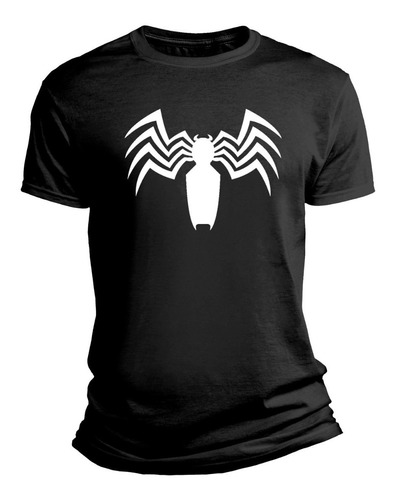 Playera Spiderman Venom Marvel Comics Logo Caballero / Dama