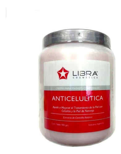 Crema Reductora Celulitis Centella Asiática Cosmeticamajo