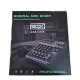 Mesa Mixer Boxx Ga6 Live Interface Usb Bt Fx Mp3 Rec P3 Aux