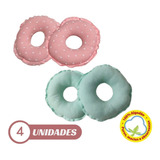 2 Absorvente Rosquinha Para Seio Peito Amamentação Lavável