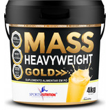 Balde Hipercalórico Com Whey Isolado Mass Heavyweight - 4kg