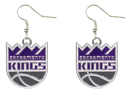 Nba Unisexadult Nba Logo Dangler Pendientes