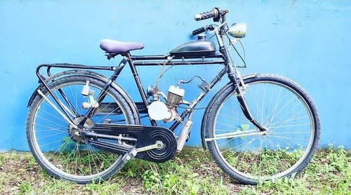 Bicicleta A Motor (bicimoto), Marca Sanmar, 49 Cc, Rodado 26