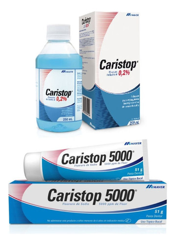 Kit Dental Caristop 5000 Pasta + Enjuague 0,2%