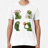Remera Conjunto De Memes De Kermit Algodon Premium 