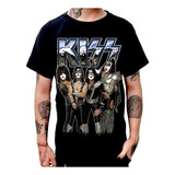 Playera Kiss Rock Banda Gene Simmons 