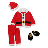 Traje Infantil Conjunto De Traje De Santa Claus For Bebés,