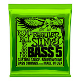 Cuerdas Bajo Electrico Ernie Ball Regular Slinky 5 Bass 2836