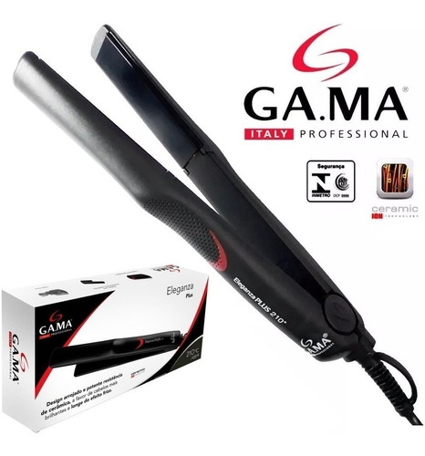 Prancha Profissional Gama Eleganza Plus 210º Chapinha Bivolt