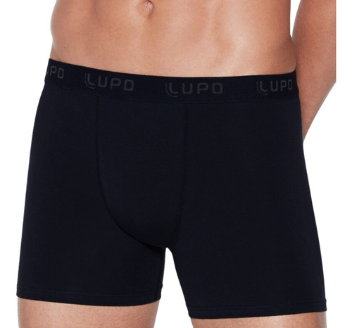 Cueca Boxer Lupo 615-002 Cós Elástico Toque Suave Algodão