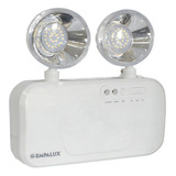 Luminária Emergência Bloco Led 2x9,6w 3000 Lumens Empalux