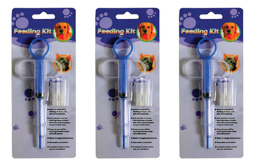 3 Pack Jeringa Dispensadora De Pastillas Para Perros Y Gatos