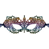 Mascara De Halloween Antifaz Arcoiris Para Mujer-luxury Mask