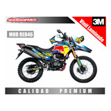 Calcas Dm 250-crossmax 250 Stickers Modelo Motocros Racing