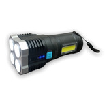 Lanterna Holofote Tática 4 Super Led 20w C/ Carregador