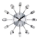 Reloj Cocina Utensil 32cm Homy