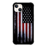 Funda Para iPhone 13, Estampe Bandera Americana/protectora