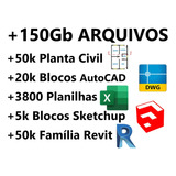 Pack Engenharia E Arquitetura + 150gb + 50k Plantas Civil